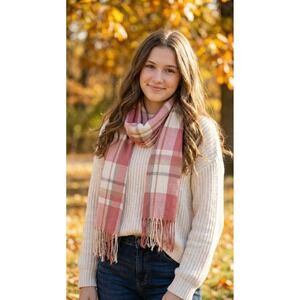 Women Scarf Wander Agio Women Fringe Scarf 71 in x 23.5‎ in Multi